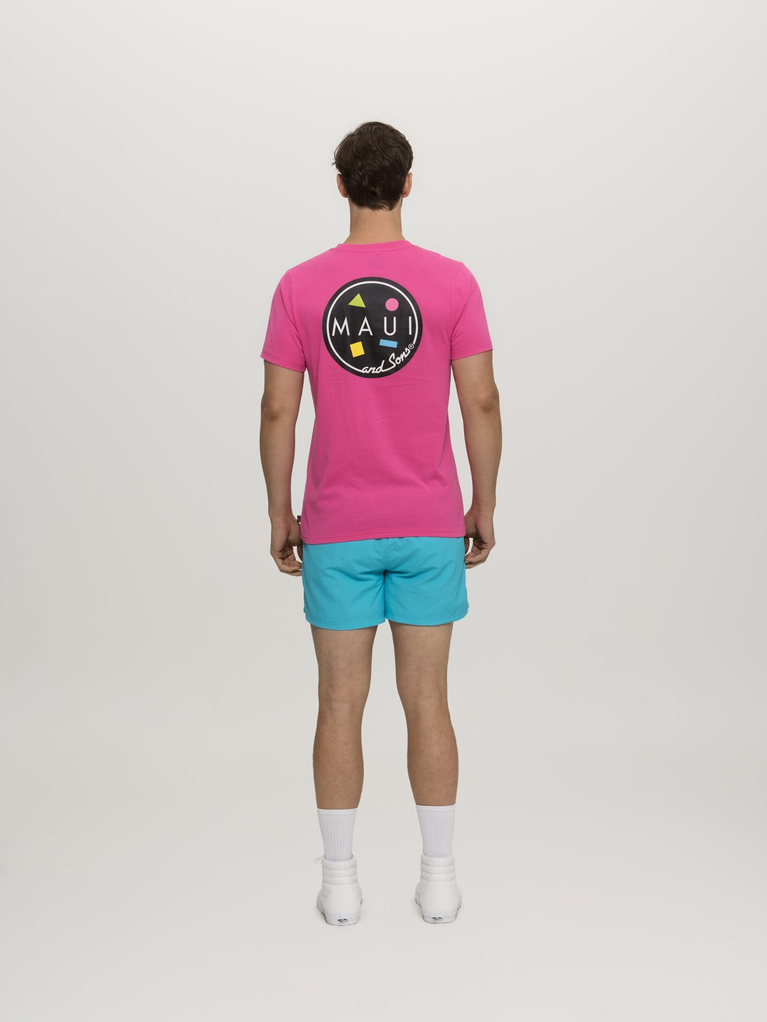 Maui and Sons Neon Cookie Logo t-shirt neon cotone