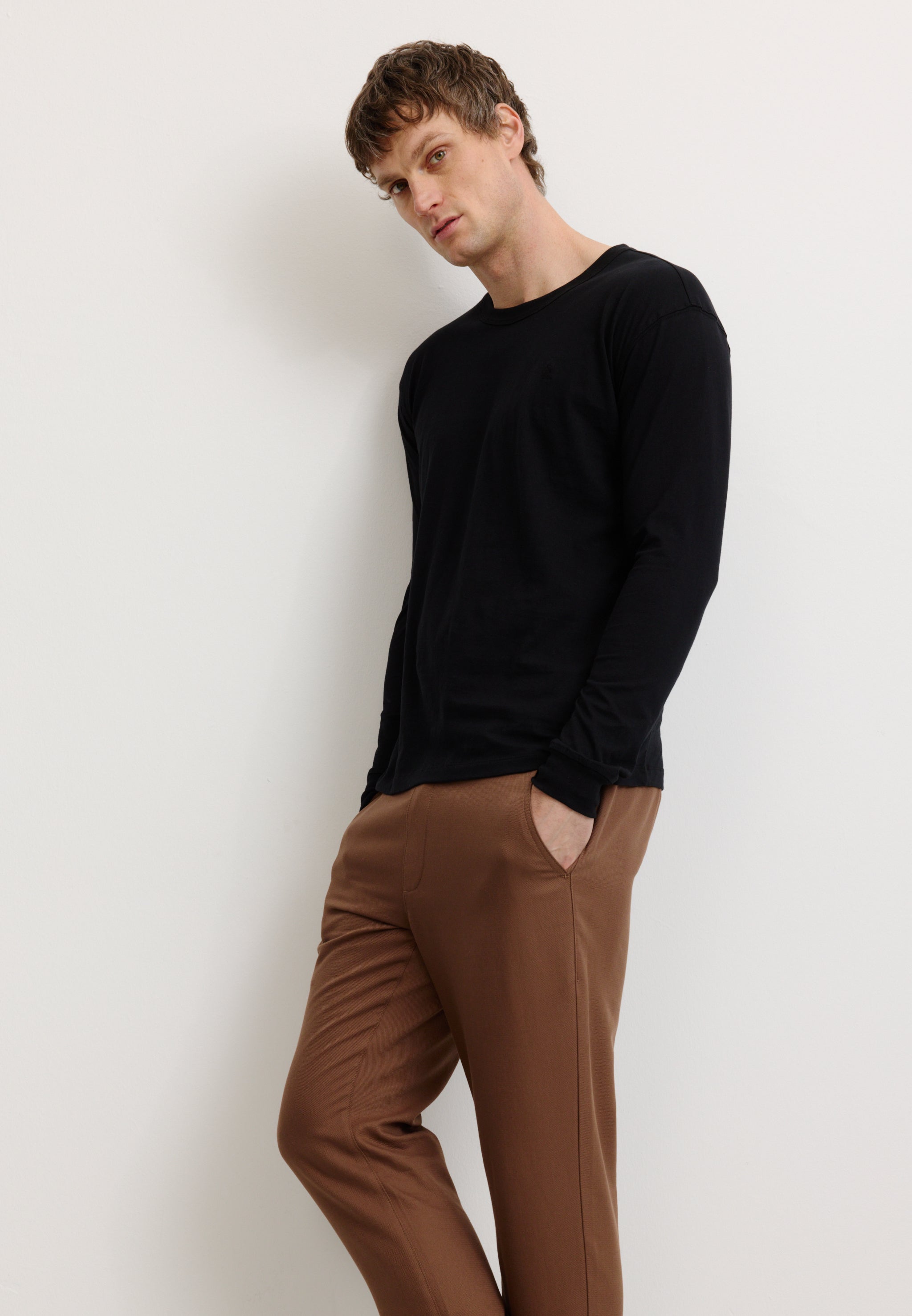 Recolution Tamarind chino uomo marrone cotone bio